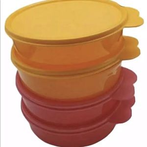 Tupperware 4pc Big Wonder Cereal Salad Bowls